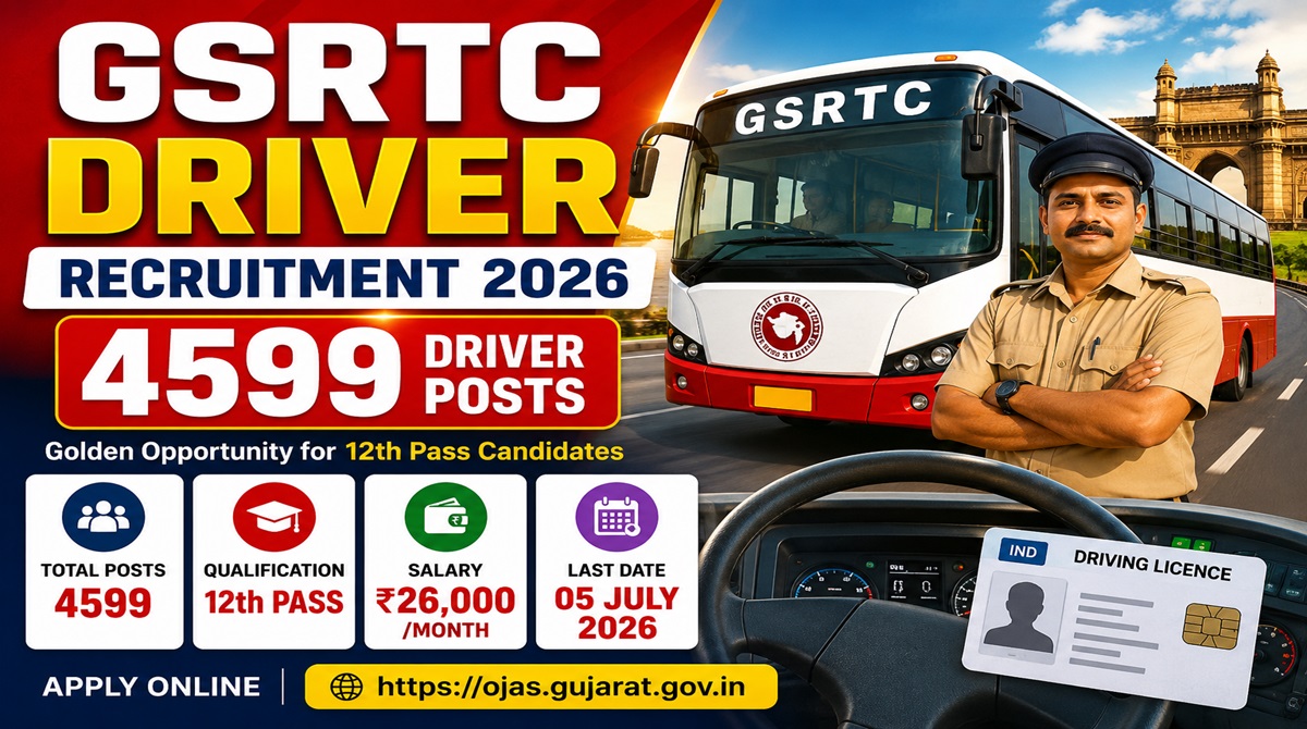 GSRTC Driver Recruitment 2026