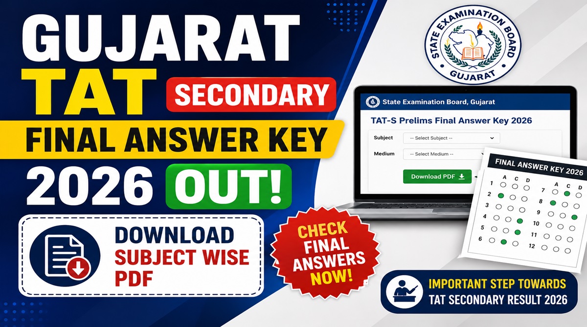 SEB TAT Secondary Final Answer Key 2026