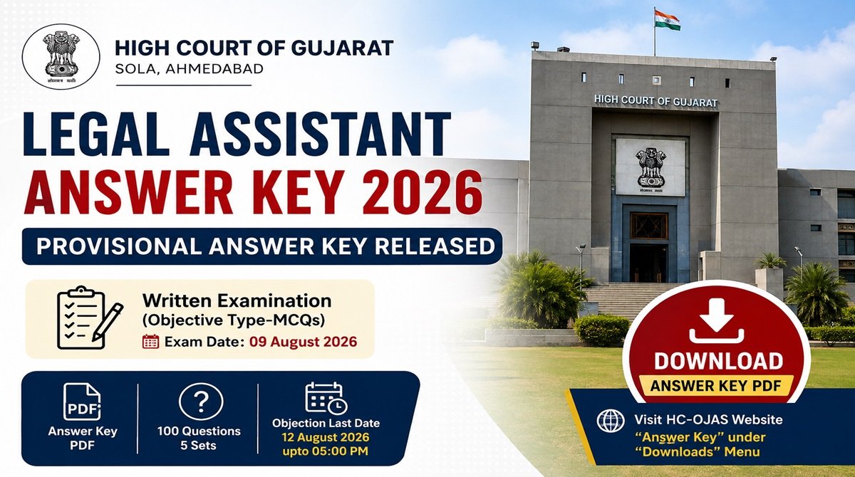 High Court of Gujarat Legal Assistant Answer Key 2026