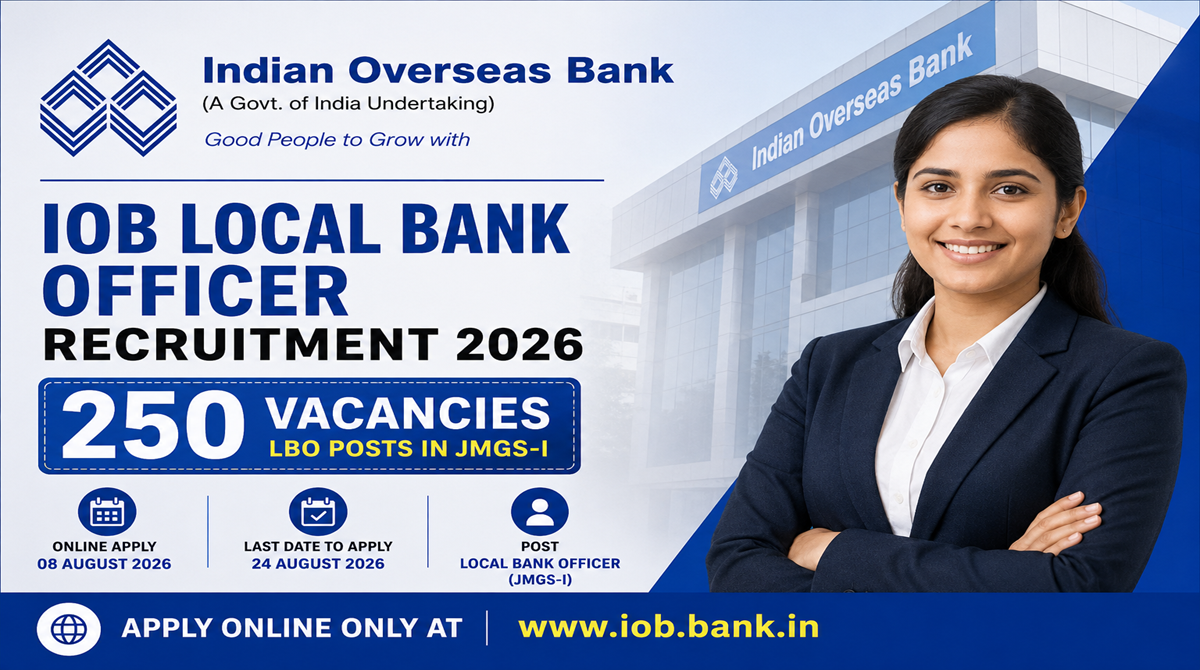 IOB Local Bank Officer Recruitment 2026